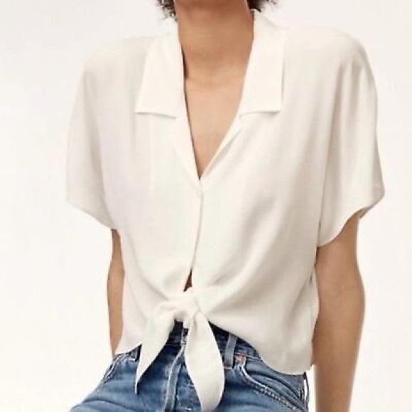 Wilfred Free The Tie-Front Blouse - Picture 7 of 7